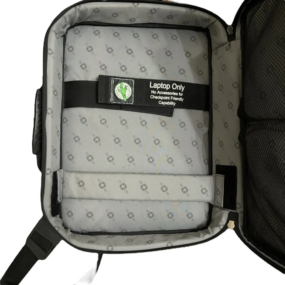Swiss Gear Wenger Insight Computer Case Carry On Black Adjustable Shoulder Strap